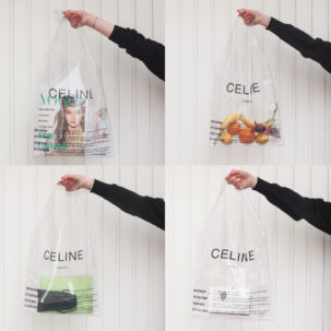 New in: Die Celine Plastik-Bag